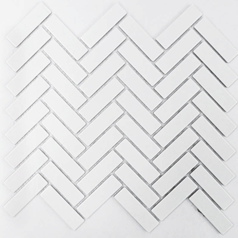 - herringbone white 310X273 matte -