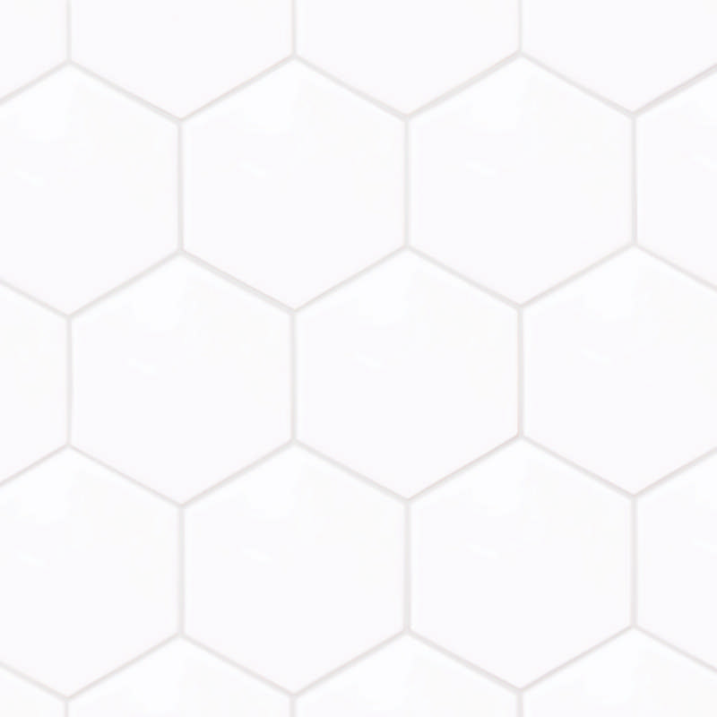 - Hexagon branco  175X200 brillo  -