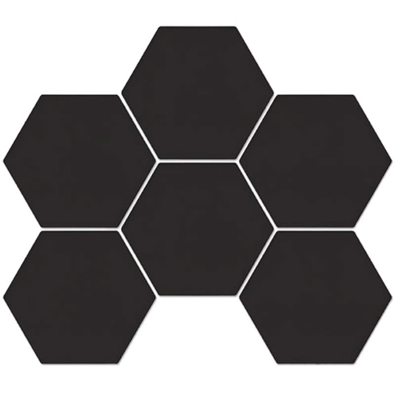 - Bella black  197X256 matte mosaic  -