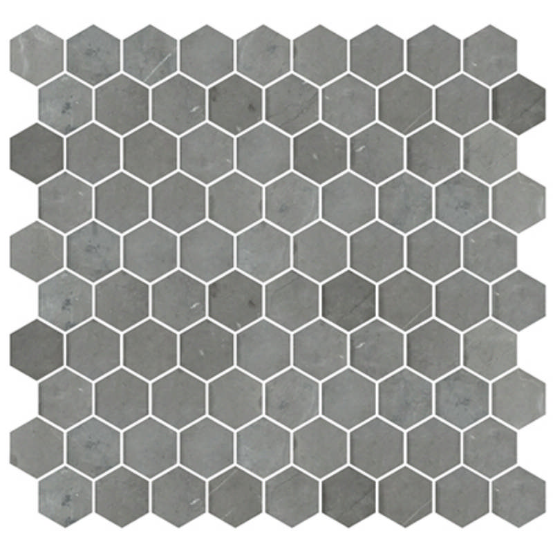 - Natural Stone  pietra grey 272X282 hexagon honed  -