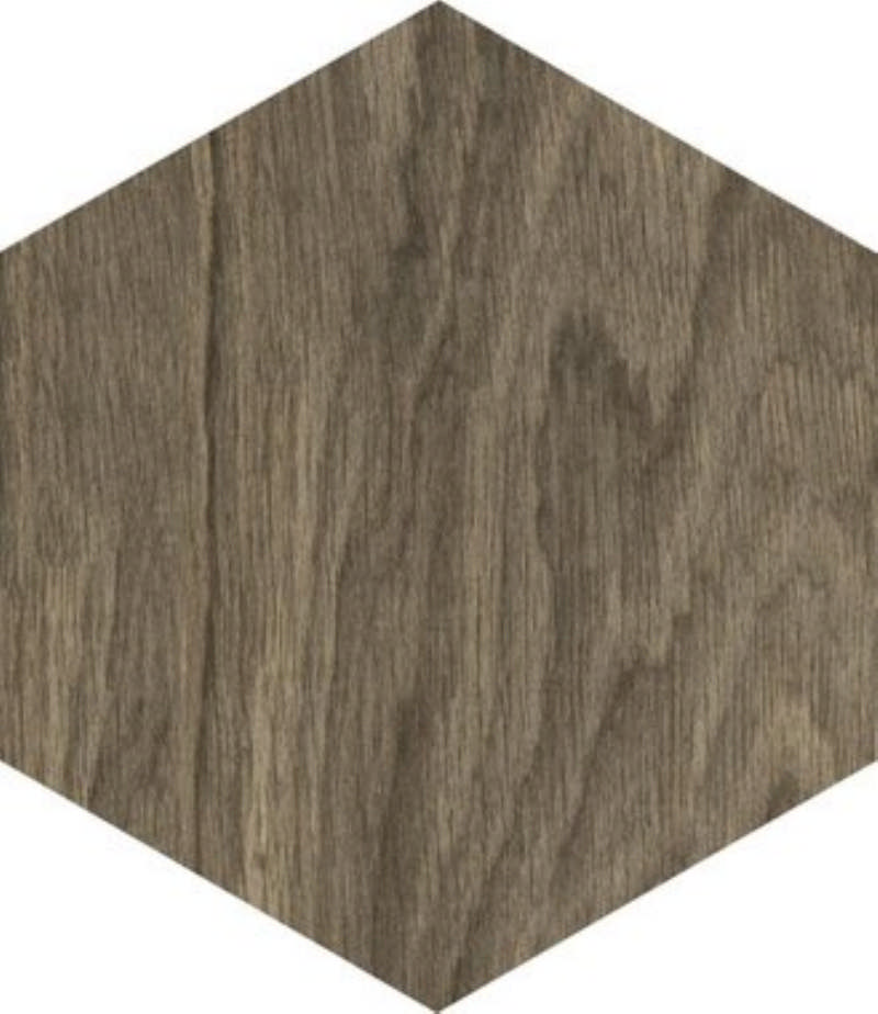 - line wood  brown 20 X 23 cm  matt -