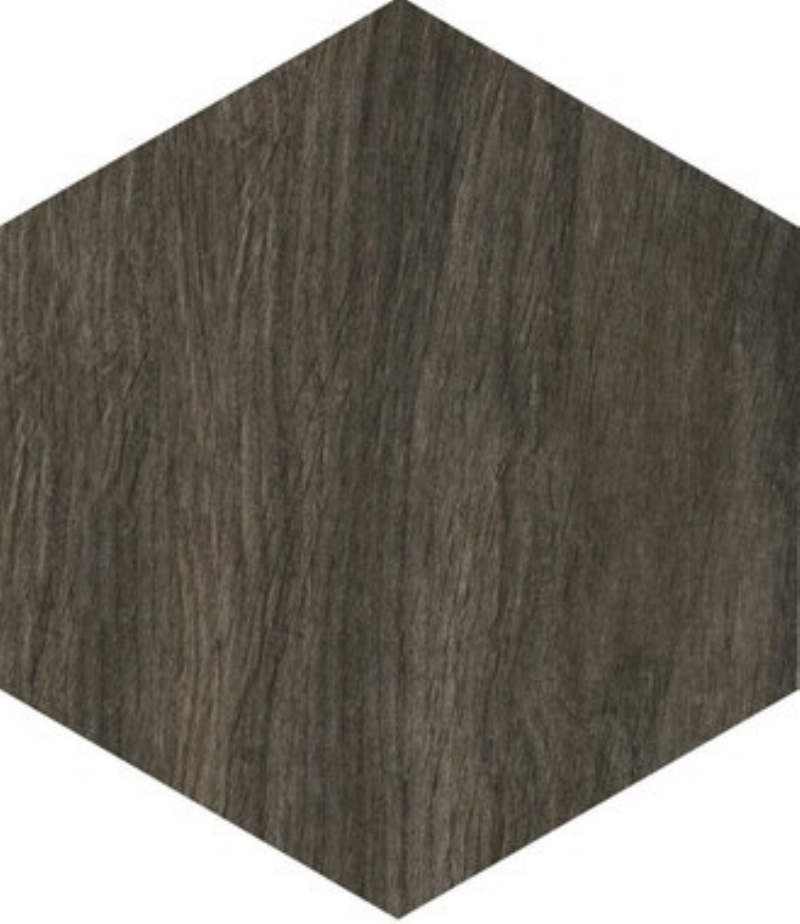- line wood  dark brown  20 X 23 cm  matt -