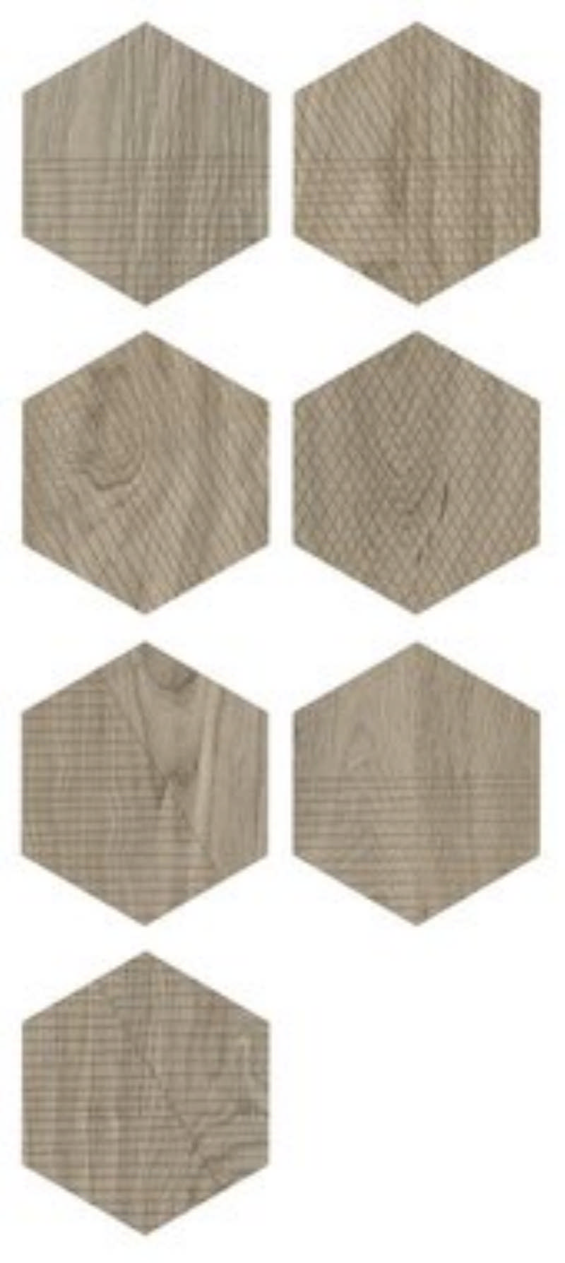 - line wood  brown - nut  20 X 23 cm  matt rectified  -