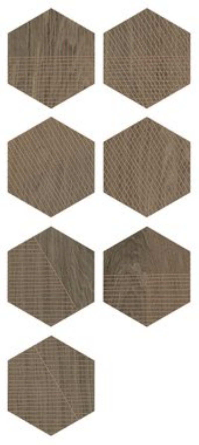 - line wood  brown 20 X 23 cm  matt -