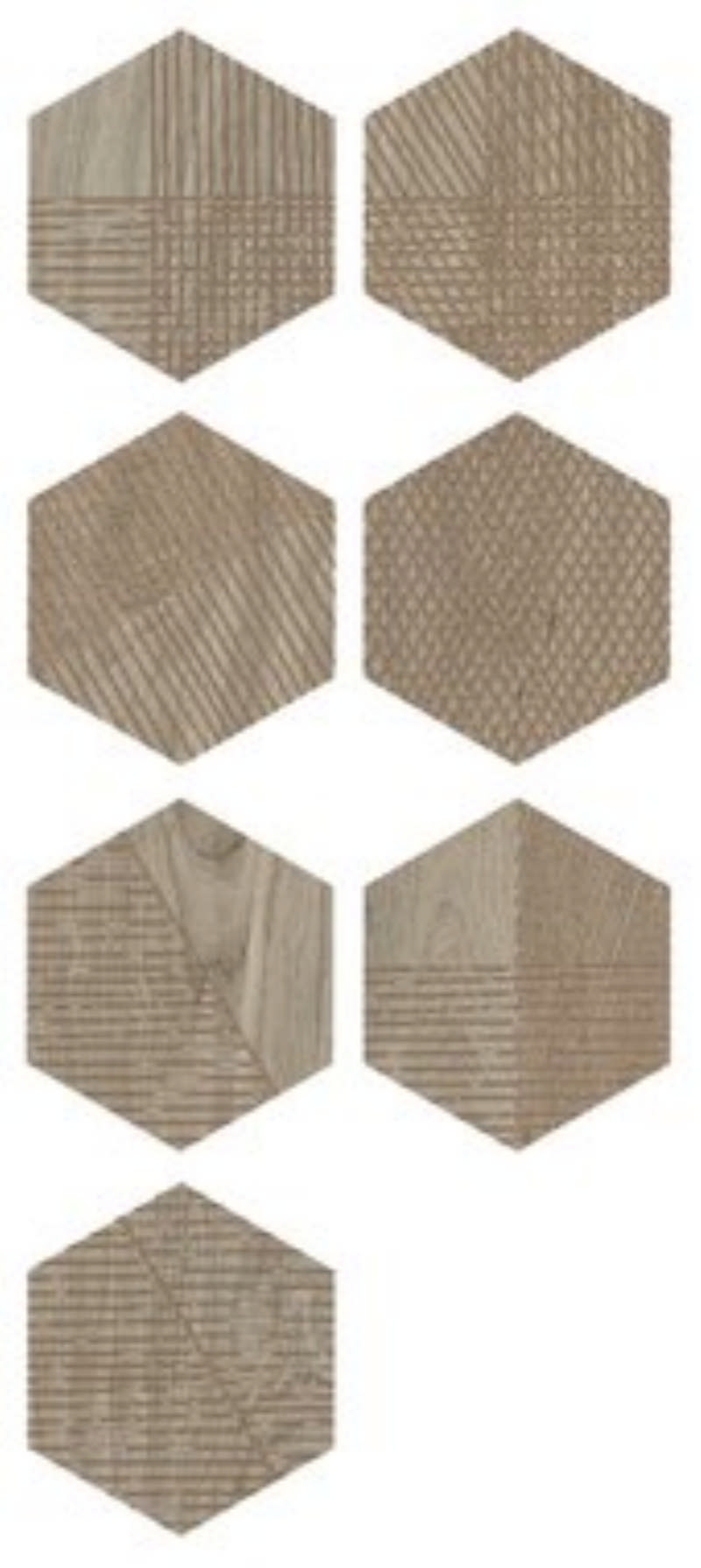 - line wood  brown - nut  20 X 23 cm  matt -