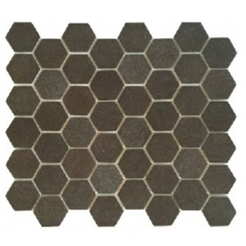 - Acacia  marrone  hexagon -