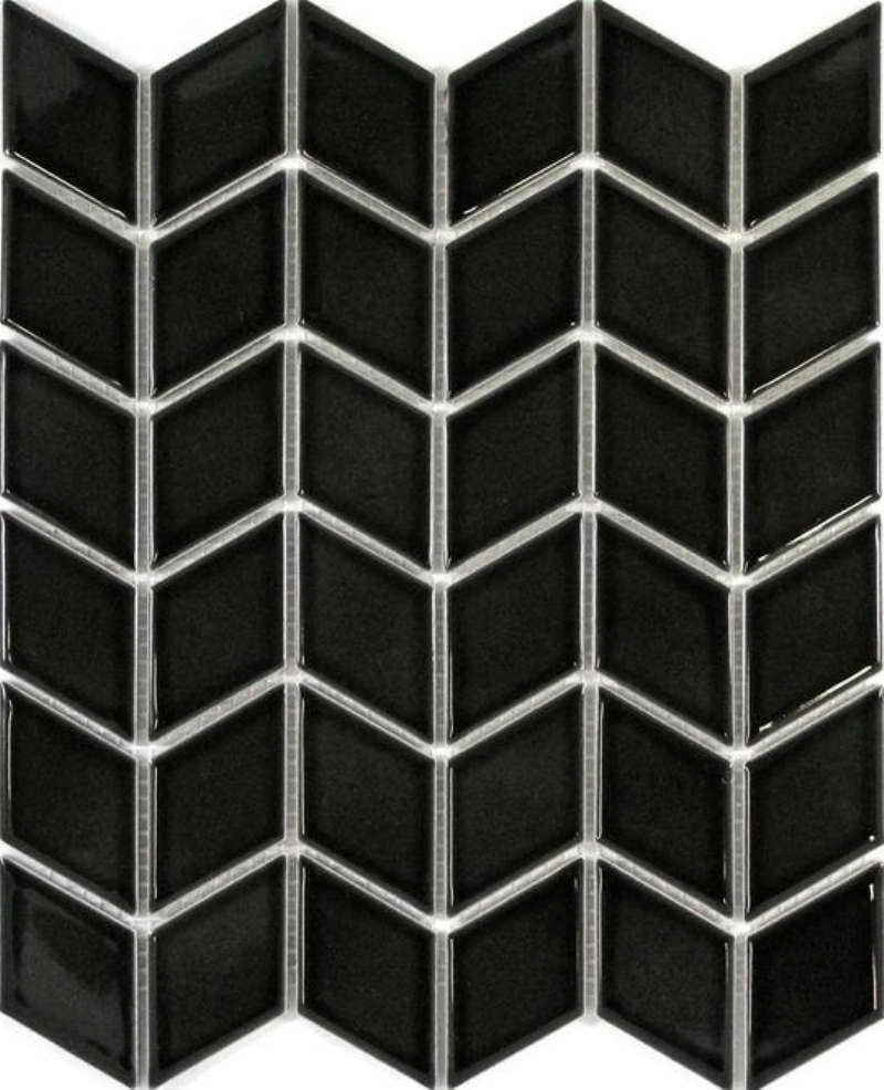 - Cube black gloss  48X48MM gloss -