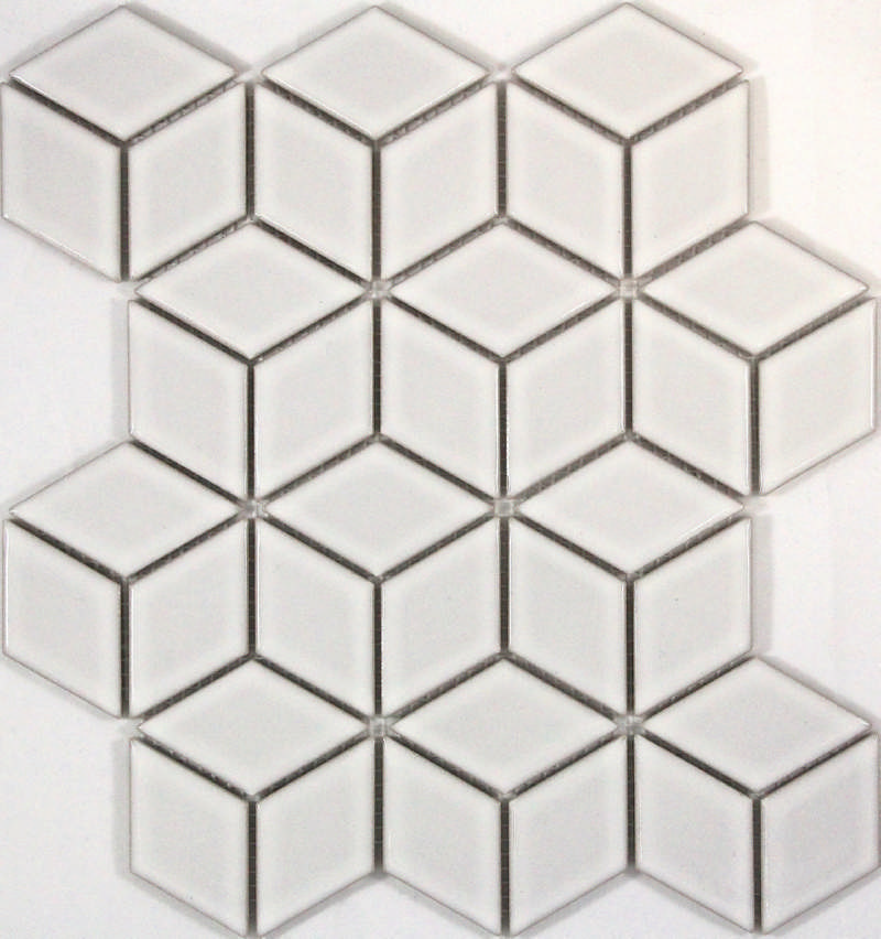 - Cube white gloss  48X48MM gloss -