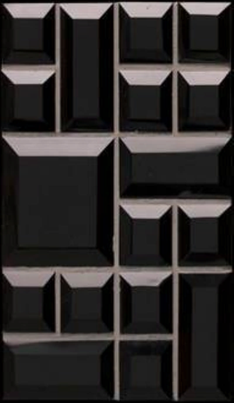 - mirror mosaics  black  mixed sizes 23X23 + 23X48 + 48X48MM mirror  -