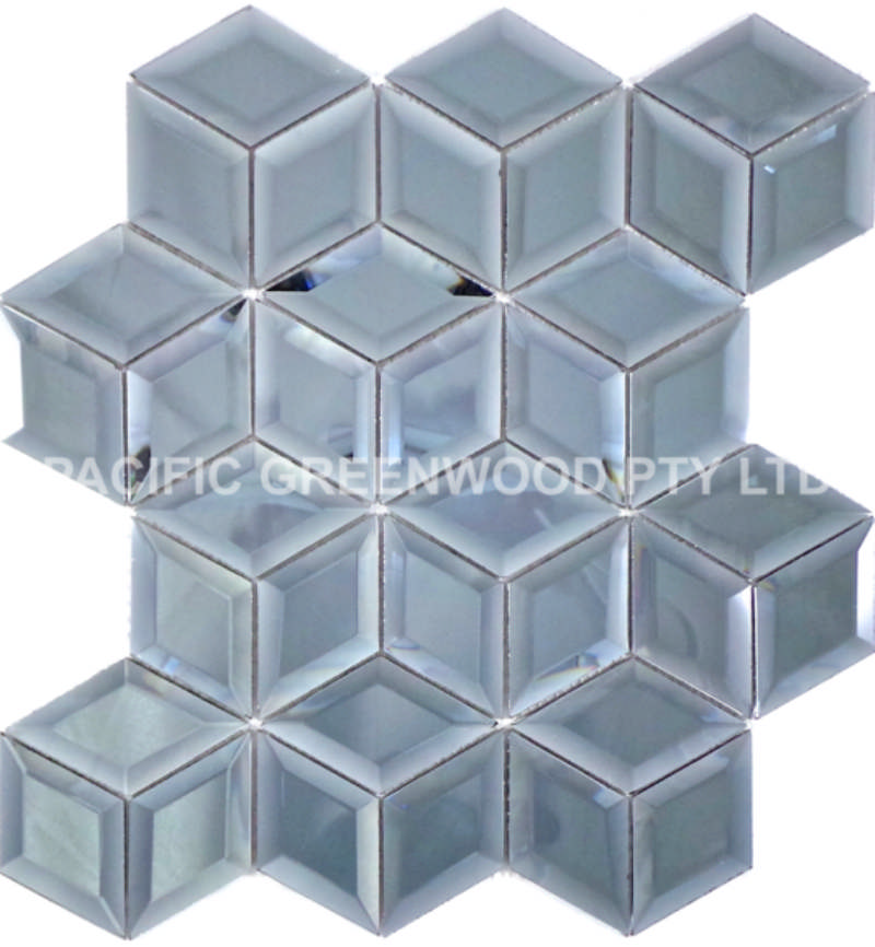 - mirror mosaics  light grey 50.2X86.9X5MM/PC mirror -