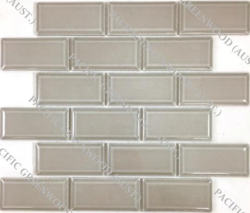 - glazed porclain  ash grey 45X95MM gloss -