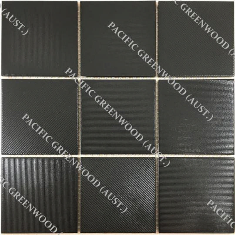 - glazed porclain  black 95X95MM porcelain glaze -
