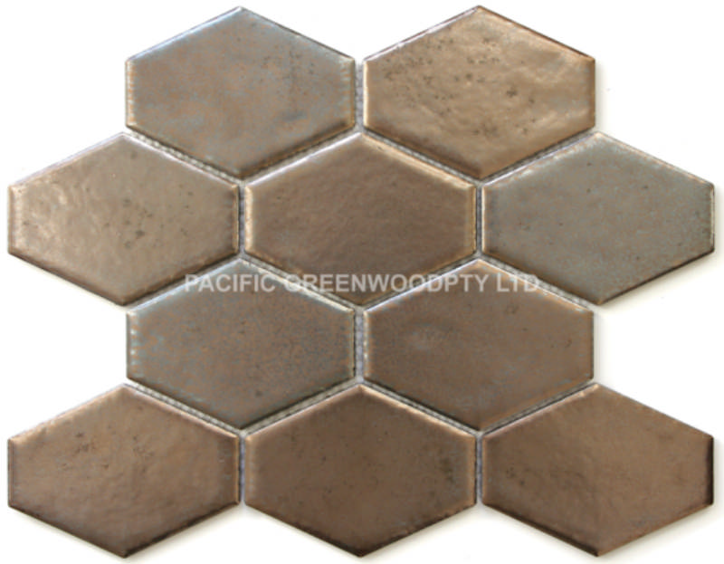 - antique range  honeycombe  73MM metal plated  -